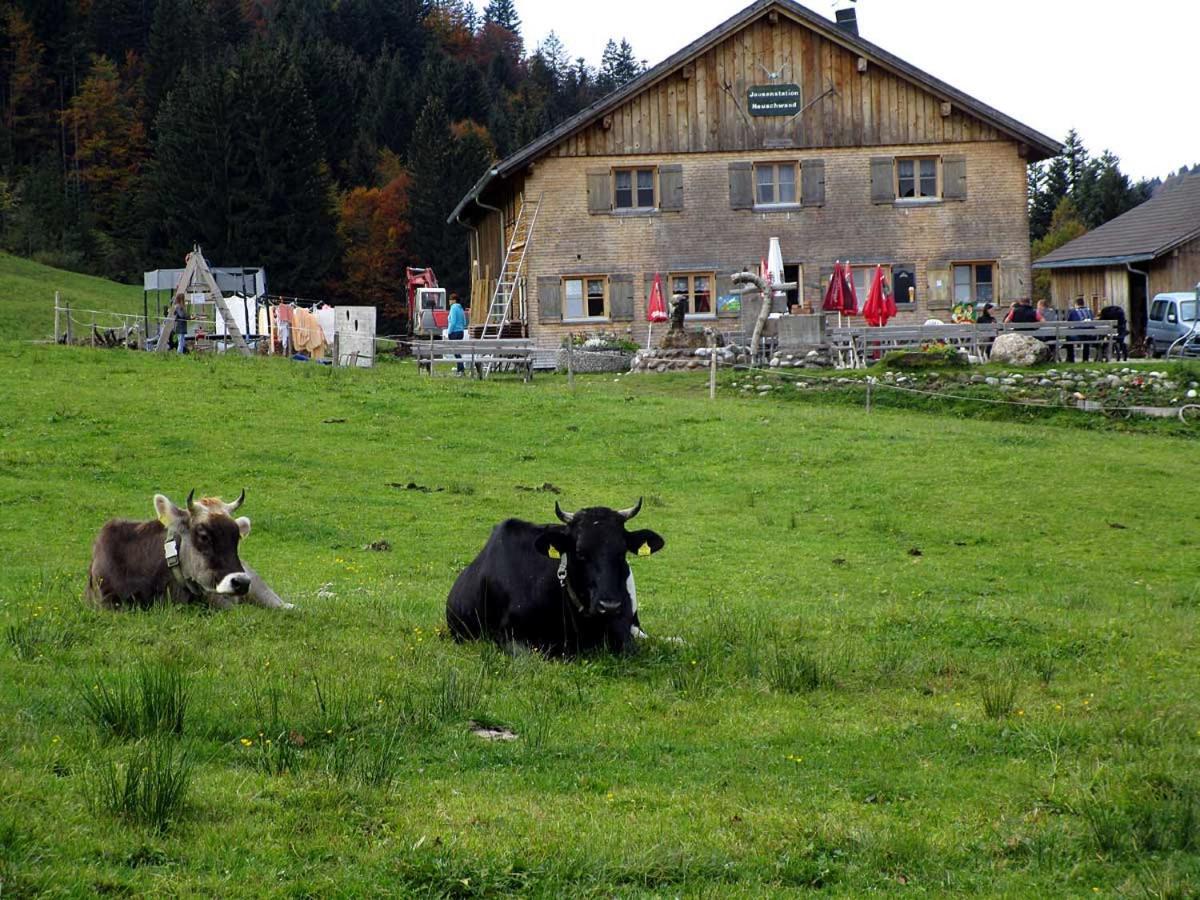 Jausenstation Neuschwand Villa Hittisau Exterior foto